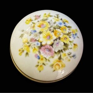 ✨Elegant Vintage Porcelain Jewelry Case